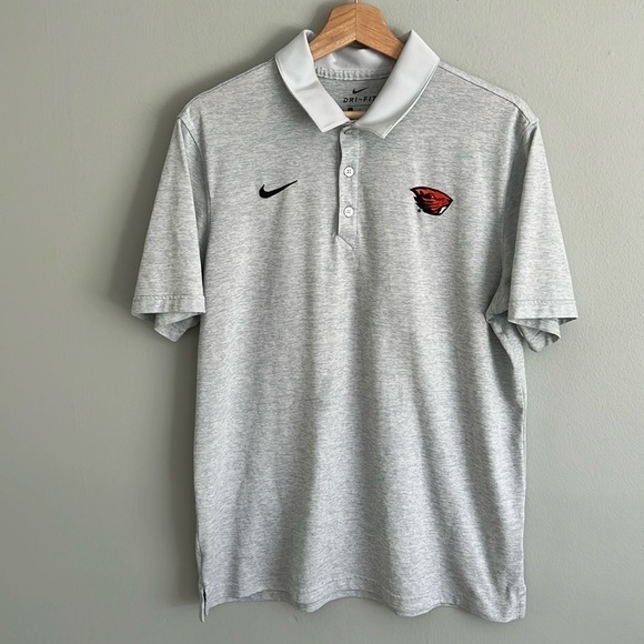 Nike Oregon State University Beavers Men’s Polo Shirt Size Large - Picture 1 of 10